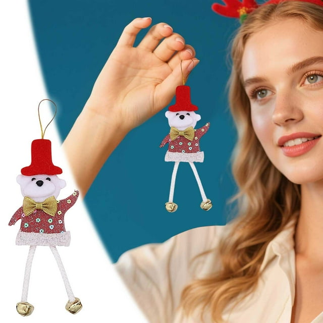 Festive Hanging Ornament Fabric Decorations for Seasonal Home Celebration Display