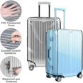 thumbnail image 4 of Protectores de fundas de maleta ZHAOCHENG PVC transparente 20 pulgadas, 4 of 5
