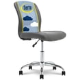 thumbnail image 1 of Silla de trabajo Serta Essential sin brazos con ruedas gris, 1 of 9