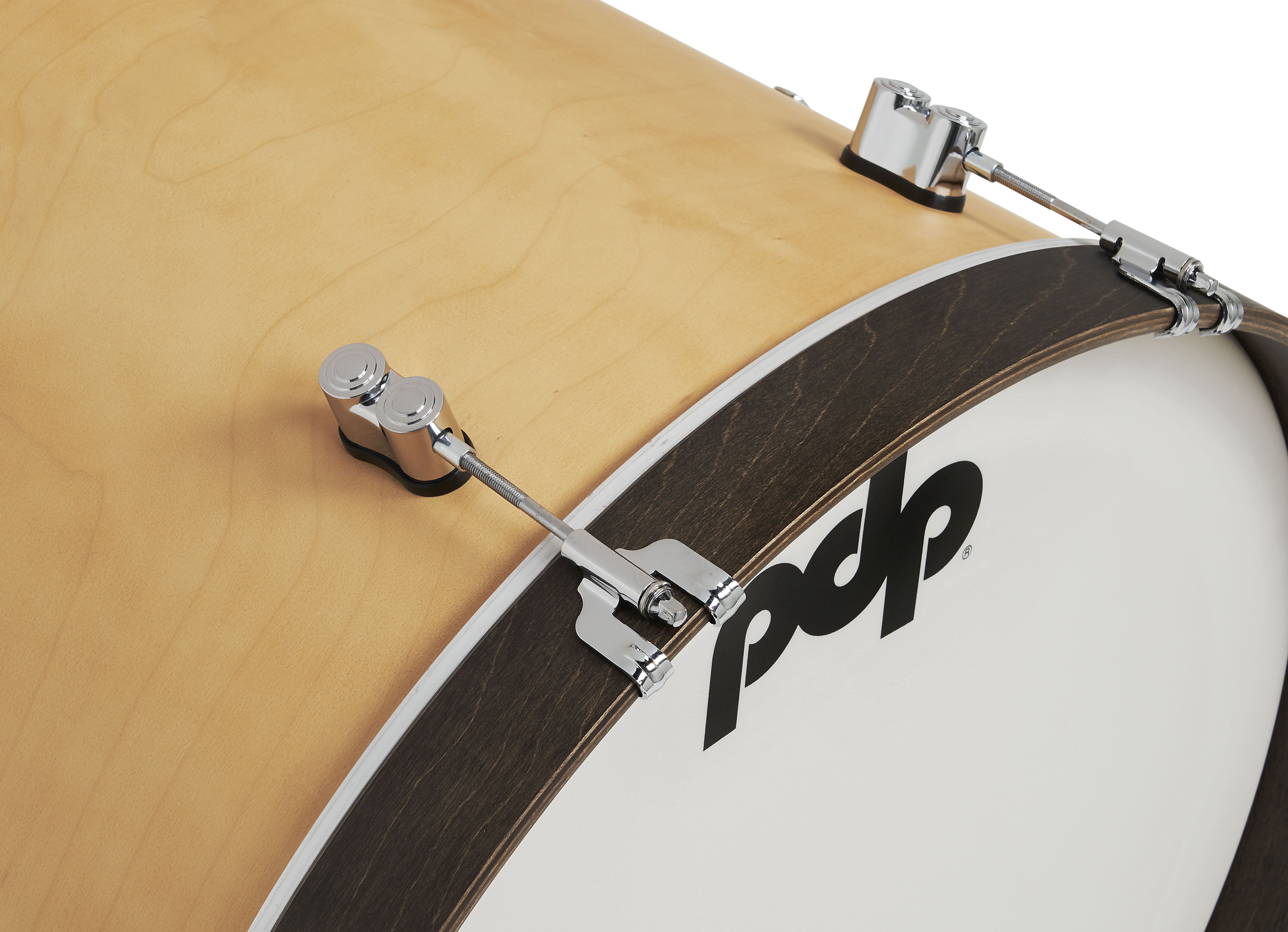 PDP Concept Classic 3-Piece Drum Shell Pack - 26" Bass (Natural, Walnut Hoops)