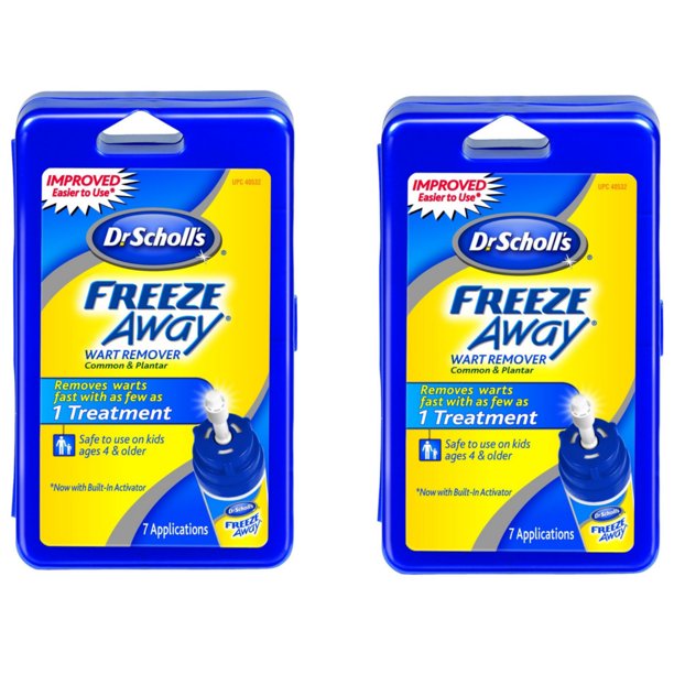 Dr. Scholl's Freeze Away Wart Remover 7 Applications (Pack of 2