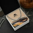 thumbnail image 2 of Son Graduation Cuban Link Chain Sentimental Graduation Gift for Son Graduation Gift for Son High School Graduation Gift for Son, 2 of 2