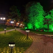 4 Pack Solar Pathway Lights IP65 Waterproof Outdoor Landscape Lights
