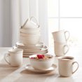 thumbnail image 2 of Better Homes & Gardens Classic Cream Stoneware 16-Piece Dinnerware Set, 2 of 6