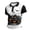 2#White, variant on IAJDKMEK Halloween Men's Polo Short SleeveShirt - Soft Fabric Button-Down Shirt, Ideal Summer Shirt for Daily Casual, Holiday Wear, Golf Shirt & Costume,Black L