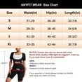 thumbnail image 2 of Anyfit Wear Sauna Suit for Women Sweat Vest Waist Trainer Bodysuit 3 in 1 Slimming Short Sleeve Full Body Shaper Workout Top with Zipper, 2 of 7