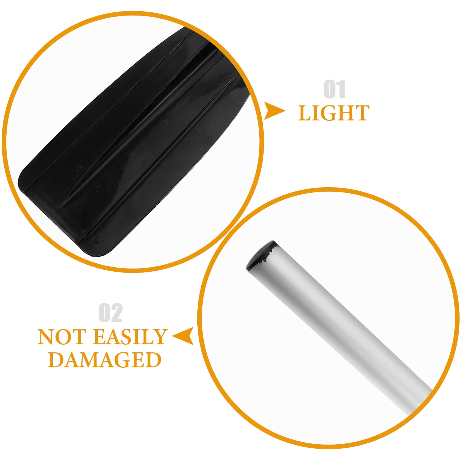 UPOUART Aluminum Replacement Blade for Boat , 1 Piece, Comfortable Grip for Outdoor Water Activities
