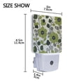 thumbnail image 4 of Yayeee LED Night Light for The Home Plug in With Light Sensors 2 Pack, Retro Flower Print, 4 of 6