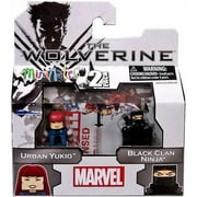 marvel minimates the wolverine urban yukio & black clan ninja
