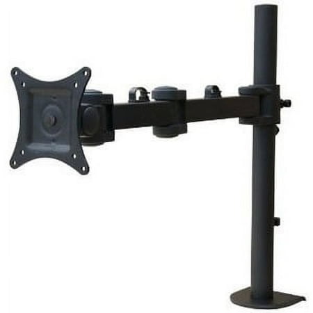 Mount-It! - Single Arm Desk Mount for Monitor - Black