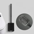 thumbnail image 2 of Toilet Brushes and Holders Toilet Brush with Hard Bristles Bathroom Cleaning Bowl Brush Kit Modern and Compact Toilet Cleaner Brush Long Handle Bristles for Bathroom, 2 of 9