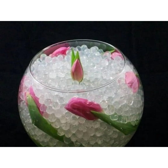 Pearl White Water Beads - Vase Fillers for Use with LED wedding party Water Submersible Lights , Tea Lights & Floating Candles