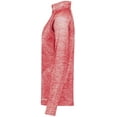 thumbnail image 4 of Holloway Sportswear M Womens Electrify Coolcore® 1/2 Zip Pullover Scarlet Heather 222774, 4 of 5