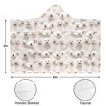 thumbnail image 3 of Wearable Blanket,Shih Tzu Dog Hooded Wearable Flannel Blanket for Adults & Teens,Winter Poncho Shawl Wrap Cape Cozy Anti-Pill,60"x80", 3 of 5