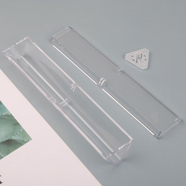 Phenofice 15Ud Estuche Transparente Para Bolígrafo Perfecto Para Oficina Y Regalos
