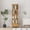 4 Tier-Nature, variant on 3 Tier Rotating Bookshelf with Drawers On Wheel,360° Display Spinning Corner Book Shelf Tower,Narrow Tall Bookshelves,Small Revolving Bookcase,Wooden Book Shelf Standing Storage Rack for Home