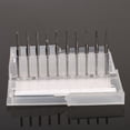 thumbnail image 3 of 2mm Cemented Carbide End Mill CNC Router Bits 37mm 2 Flute SMT PCB Cutting Tool, Pack of 10 drill mills End Spptty Transmisión mecánica, 3 of 8