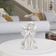 thumbnail image 4 of Estatuilla de ángel adorable blanca Colco estatua artesanal decoración para interiores y exteriores estatua de ángel, 4 of 8