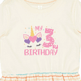 thumbnail image 4 of Inktastic 3rd Birthday Unicorn Girls Toddler Dress, 4 of 5