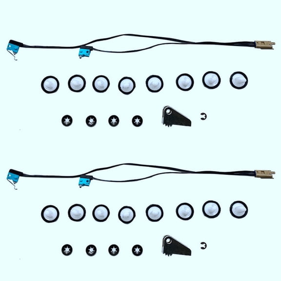 2X for Model S Door Handle Upgrade Repair Kit Microswitch Harness 1016009-00-C Handle Paddle W/Door Panel Clips