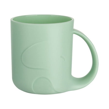 

1pc Cartton Tooth Mug with Handle Snack Cup Baby Care Products for Home (Green)