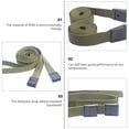 thumbnail image 5 of Raindrops  3 Pcs Tie down Straps Cam Buckle Truck Lashing Belt Olive Green, 5 of 8