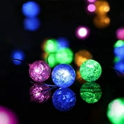 LingStar String Lights Crystal Crackle Ball Lights Indoor Outdoor Led Decorative Lights