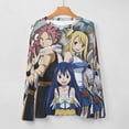 thumbnail image 5 of Fairy Tail Women’s Pajama Top 3D Digital Print Sleepwear Trendy Crewneck Pullovers Long Sleeve Shirts 4XL, 5 of 8