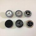 thumbnail image 1 of 2 Pcs New Modified Car Stickers, Alloy Hood Star Badge Compatible With Benz,black, 1 of 4