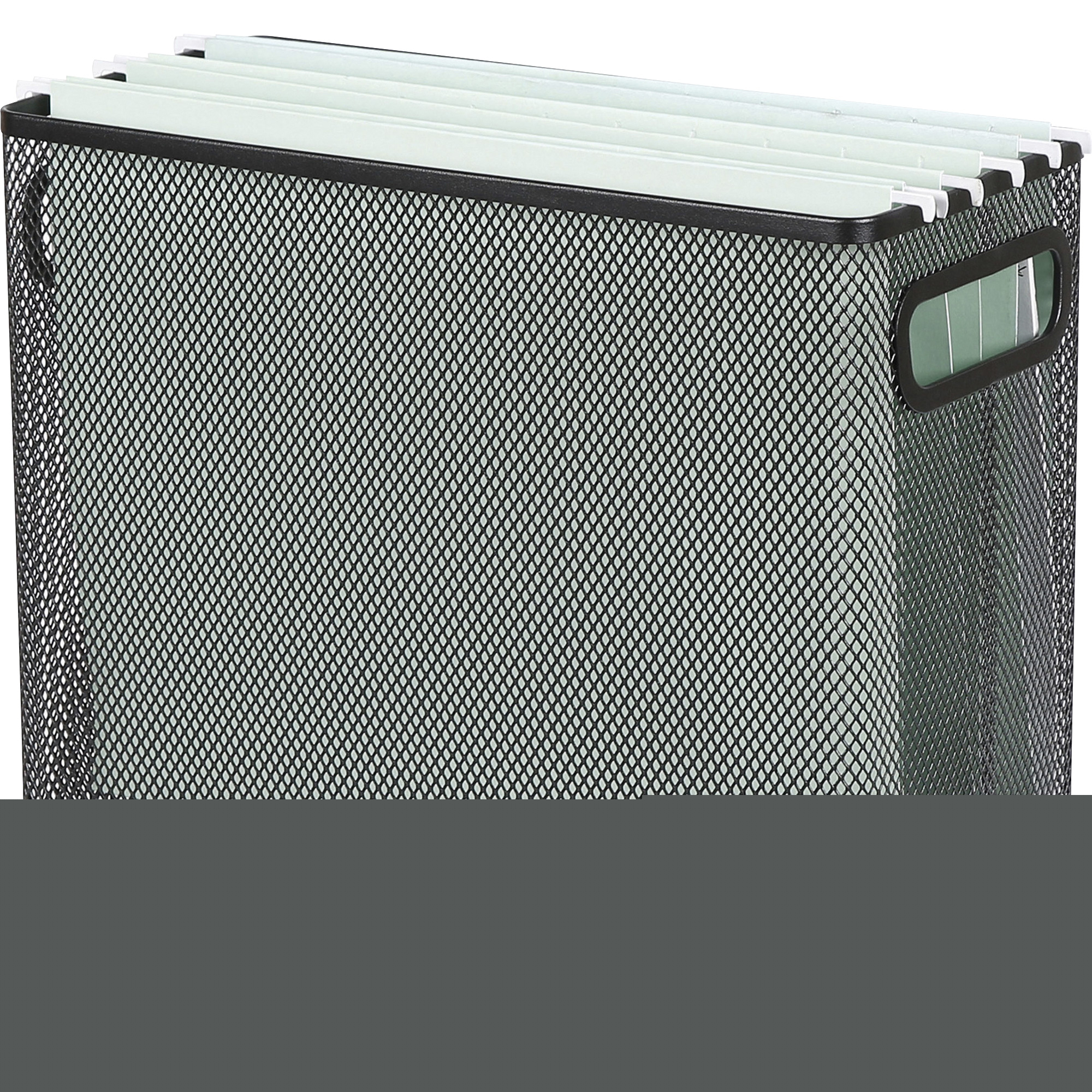 thumbnail image 3 of Lorell® Mesh Tabletop Hanging Folder File, Steel, Black, 1 Each (LLR84241), 3 of 3