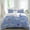 Blue, variant on Blue Camels Set of 4 Bedding Quilt Covers, Modern Watercolor Cute Funny Animals 4-Piece Bed Sheet Set with Extra Soft Bed Sheets Quilt Cover Pillowcase, Queen