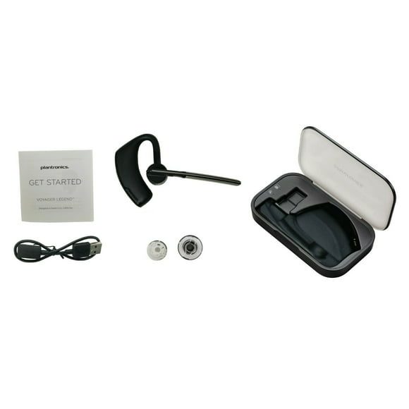 Plantronics Voyager Legend Headset with Portable Charging Case Black - 89880-05 - Renewed