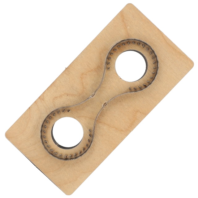 Troquel De Corte De Cuero Para Llavero, Troqueles De Cuero Para Llavero Duraderos De Acero De Madera, Ahorro De Mano De Obra, Fácil De Operar Para Bricolaje