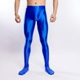 thumbnail image 5 of Men's High Waist Stirrup Leggings Tights Gym Yoga Workout Sports Pants, 5 of 5