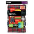 thumbnail image 3 of Men's Tagless Tartan Boxers with Comfort Flex Waistband (5-Pack), 3 of 5