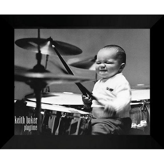 Keith Baker Framed Art Print 24x20 "Playtime"