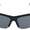 BLACK AND WHITE, variant on Foster Grant Men's Active Blade Fashion Sunglasses, Black