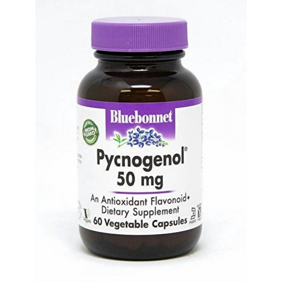 Bluebonnet Nutrition Pycnogenol 50mg - For Vascular and Immune Health* - 60 Count