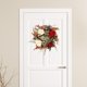 thumbnail image 3 of de flores artificiales de peonía de tela de 18 pulgadas para puerta de , s de flores con nudo de lazo para la decoración de Soledad coronas de la puerta, 3 of 10