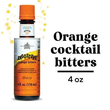 ANGOSTURA Orange Bitters, Liquid Cocktail Bitters for Professional and Home Mixologists, 4 fl oz