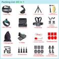 thumbnail image 3 of 60-in-1 Action Camera Accessory Kit Compatible with GoPro, DJI, Insta360, for Mounting and Shooting Accessories, 3 of 5