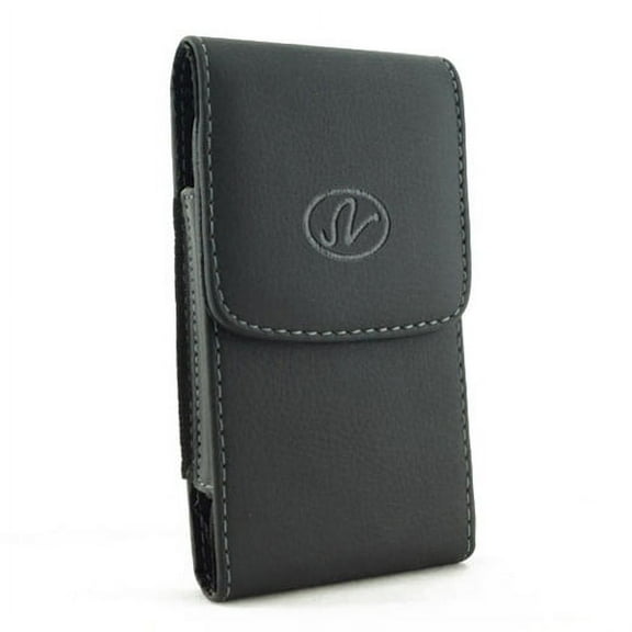 Leather Case Belt Clip for iPhone 11 Pro - Holster Cover Pouch Vertical Carry Protective Black N9R
