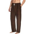 thumbnail image 2 of Xecao Vintage Wood Men's Straight Lounge Pajama Pants: The Ultimate in Comfortable Sleepwear, 2 of 9
