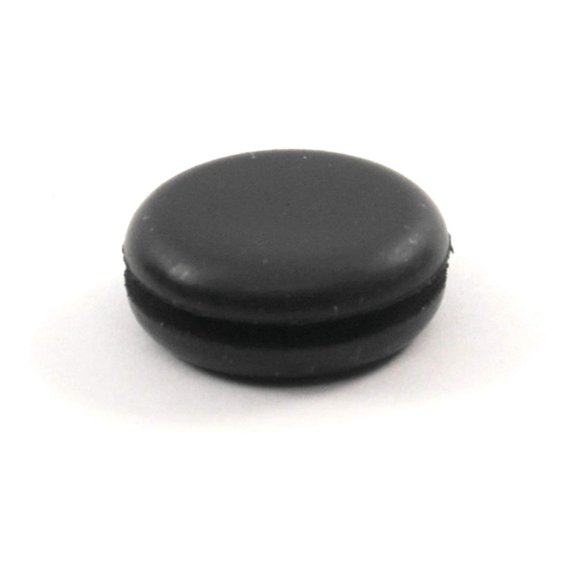 1/2" Rubber Hole Plug fits 1/2" Opening - Flush Plug - Grommet Without Hole - Panel Plug - Provides Finished Appearance on Both Sides (6)