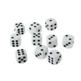 thumbnail image 2 of 10pcs 16mm Acrylic Dice Black/White 6 Sided Casino Poker Game Bar Party Dice, 2 of 11