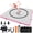 Gray+Pink, variant on Inflatable Wrestling Mat – 10x10 ft PVC Martial Arts Training Mat with 600W Air Pump, Foldable for BJJ, MMA, Judo, Boxing & Gymnastics, Indoor/Outdoor Use