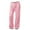 Pink #016, variant on Sweatpants Women Casual Baggy Elastic Waisted Pants Wide Leg Gym Trousers with Pockets Red S