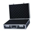 thumbnail image 3 of Xuanheng Aluminum Alloy Carrying Case Lightweight Waterproof Briefcase Multipurpose Black Black Medium Lock, 3 of 6