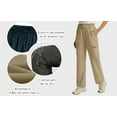 thumbnail image 5 of Rosvigor Womens Hiking Cargo Pants Lightweight Cargo Quick Dry Nylon Pants Travel Trousers With Pockets, 5 of 8