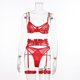 thumbnail image 4 of Gibobby Ropa sexy de mujer para sexo Conjunto De Lencería Erótica Cuello V Lencería erótica Sexy para Mujer, Vestido de Piel Sexy y Casual, Mujer Sexy(Rojo, M), 4 of 5